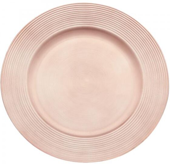 Event Decor Direct Decostar  Plastic Charger Plate 13" - Rose Gold - 24 Pieces