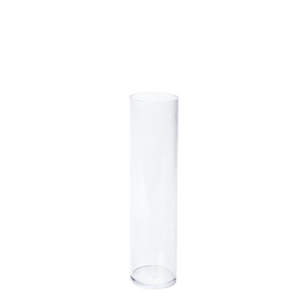 Event Decor Direct Decostar  Plastic Cylinder Container 15" - 12 Pieces - Clear
