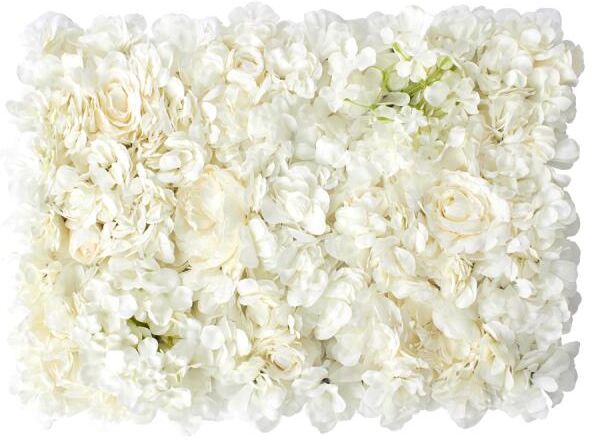 Event Decor Direct Decostar  Ivory  Artificial Mixed Flower Mat