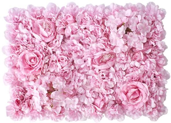 Event Decor Direct Decostar  Pink Artificial Mixed Flower Mat