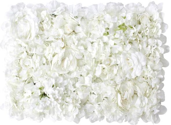 Event Decor Direct Decostar  White Artificial Mixed Flower Mat