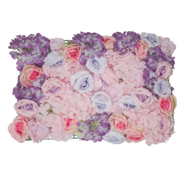 Event Decor Direct Artificial Mixed Rose Hydrangea Flower Mat