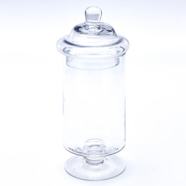 Event Decor Direct Glass Candy Jar w/ lid 10"