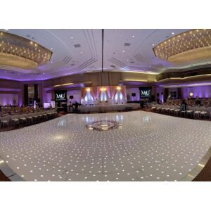 Event Decor Direct White LED Starlight Dance Floor Kit - 26ft x 26ft (includes Flight Case)