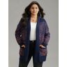 Bloomchic Colour Heather Patchwork Loose Cardigan