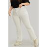 Bloomchic Slightly Stretchy High Rise White Wash Bootcut Jeans