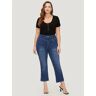 Bloomchic Bootcut Very Stretchy High Rise Contrast Stitch Detail Jeans