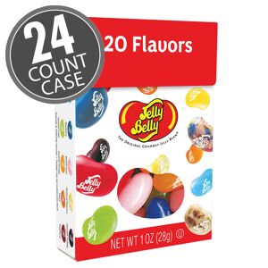 Candy 20 Assorted Jelly Bean Flavors - 1 oz Flip Top boxes 24-Count Case