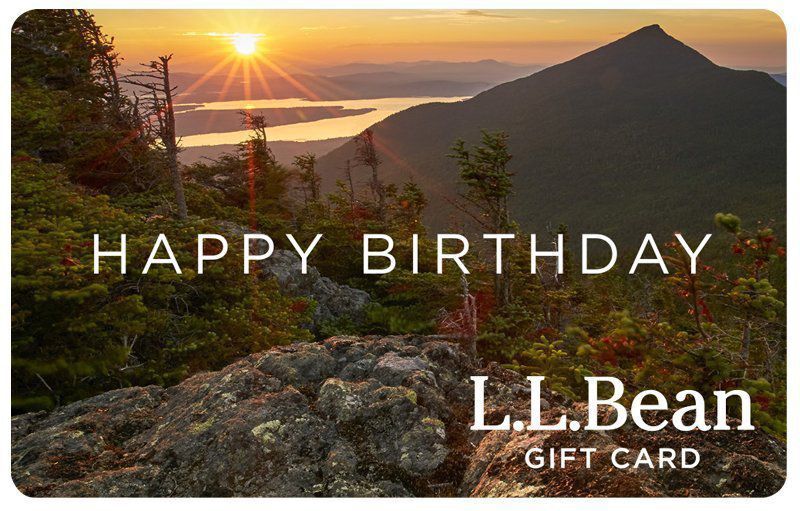 E-Gift Card Happy Birthday Sunrise L.L.Bean