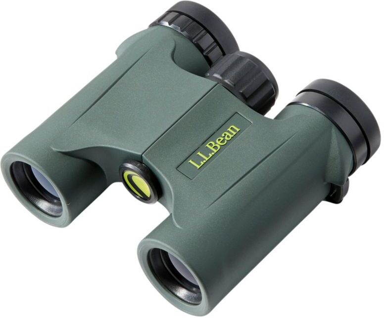 L.L.Bean Discovery Sport Binoculars, 10x25 Green, Rubber