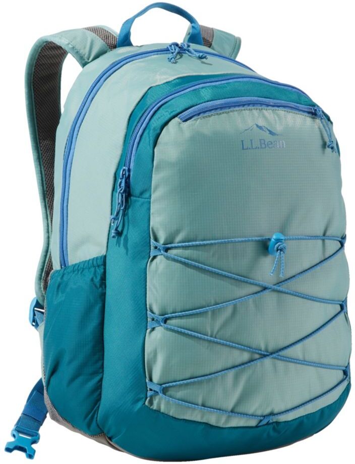 Comfort Carry Women's Laptop Kids' School Backpack, 30L Mineral Blue/Dark Lagoon, Nylon Polyester L.L.Bean