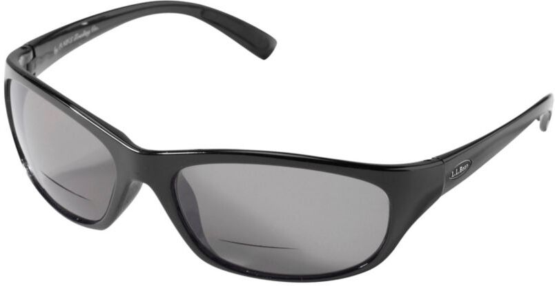 Adults' Gadget Reader Sunglasses Black/Gray 2.5X, Plastic L.L.Bean