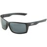 Adults' L.L.Bean Overland Polarized Sunglasses Matte Black/Smoke Silver Flash, Rubber