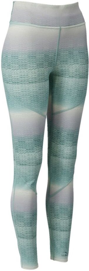 Women's L.L.Bean Heavyweight Base Layer - Long Underwear Pants, Print Smoky Blue Ombre Extra Small, Synthetic/Plastic