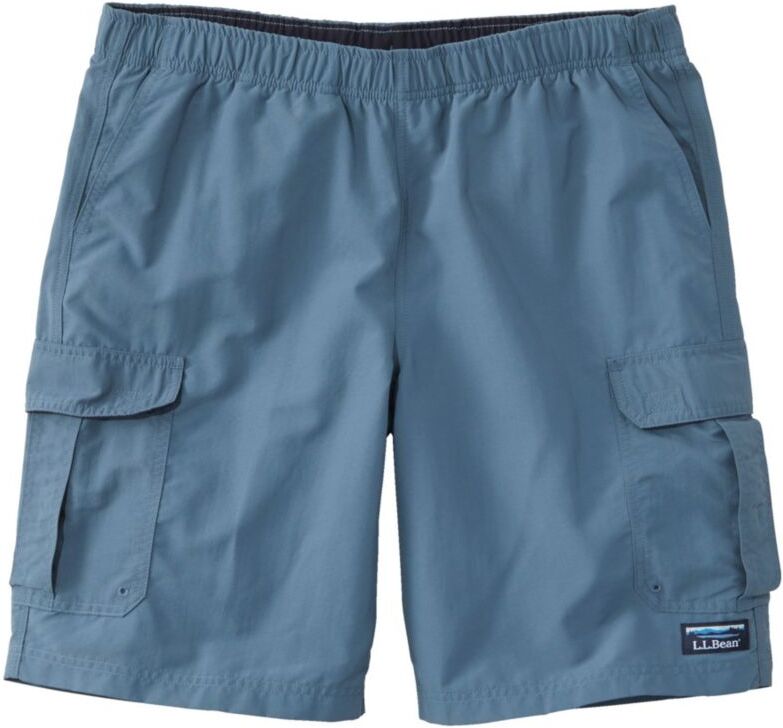 Men's Classic Supplex Sport Shorts, Cargo, 10" Iron Blue Extra Large, Nylon L.L.Bean