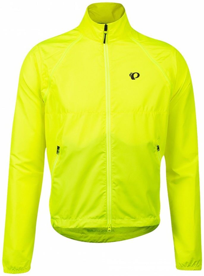 Men's Pearl Izumi Quest Barrier Convertible Cycling Jacket Screaming Yellow XXL, Synthetic