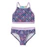 Girls' Watersports Swimwear, Crop-Top Bikini Set Rich Purple Geo 14, Synthetic/Nylon L.L.Bean