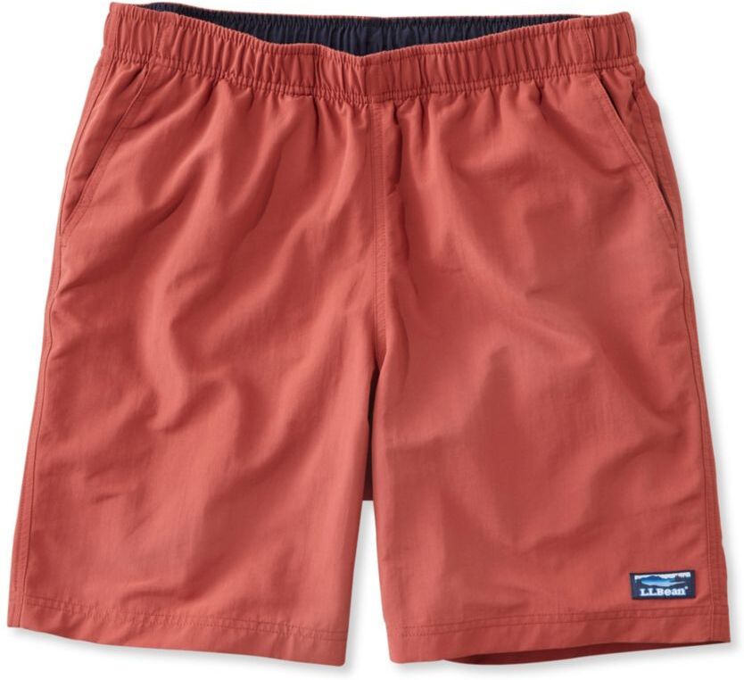 Men's Classic Supplex Sport Shorts, 8" Antique Red Medium, Nylon L.L.Bean