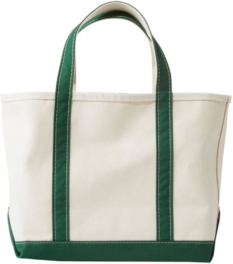 Boat and Tote, Open-Top Dark Green Reg, Canvas/Nylon L.L.Bean