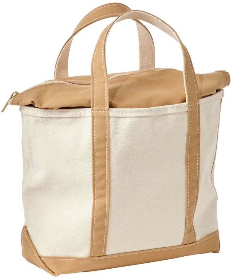 Boat and Tote, Zip-Top Canyon Khaki Reg, Canvas/Nylon L.L.Bean