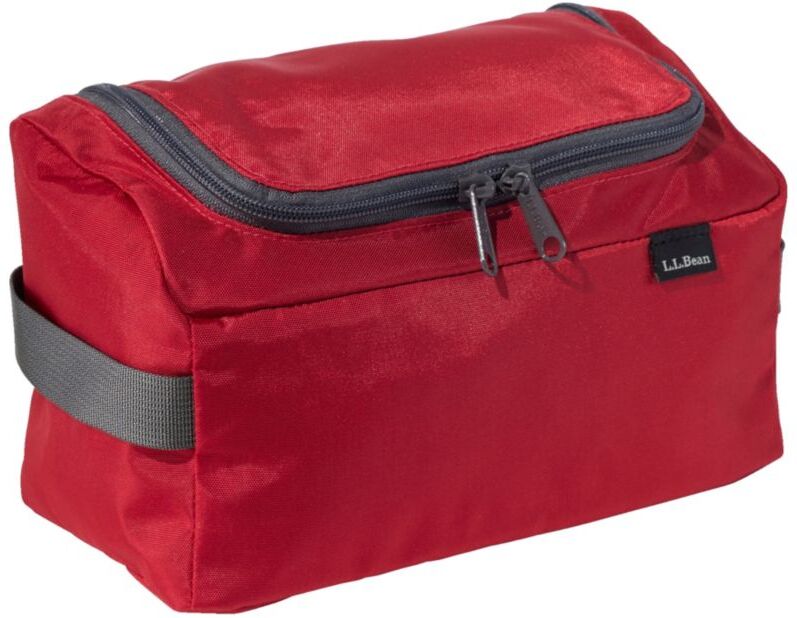 Personal Organizer Dopp Kit - Toiletry Bag Dark Red, Nylon L.L.Bean