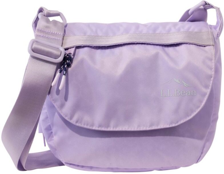 Boundless Expandable Crossbody Bag Pastel Lilac, Nylon L.L.Bean