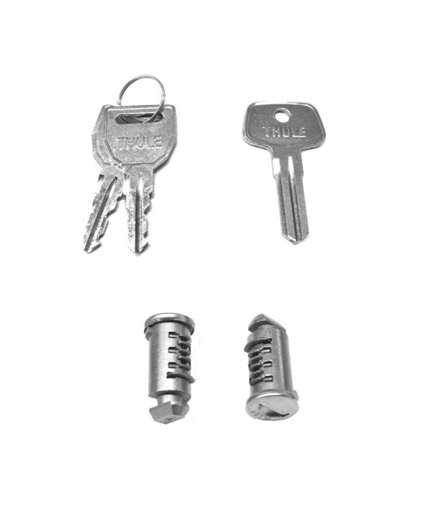 Thule One-Key System Locks Silver
