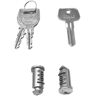 Thule One-Key System Locks Silver