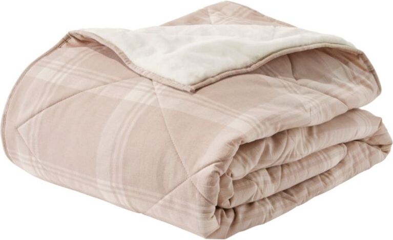 Plush Backed Comforter Set Driftwood Full/Queen, Fleece L.L.Bean