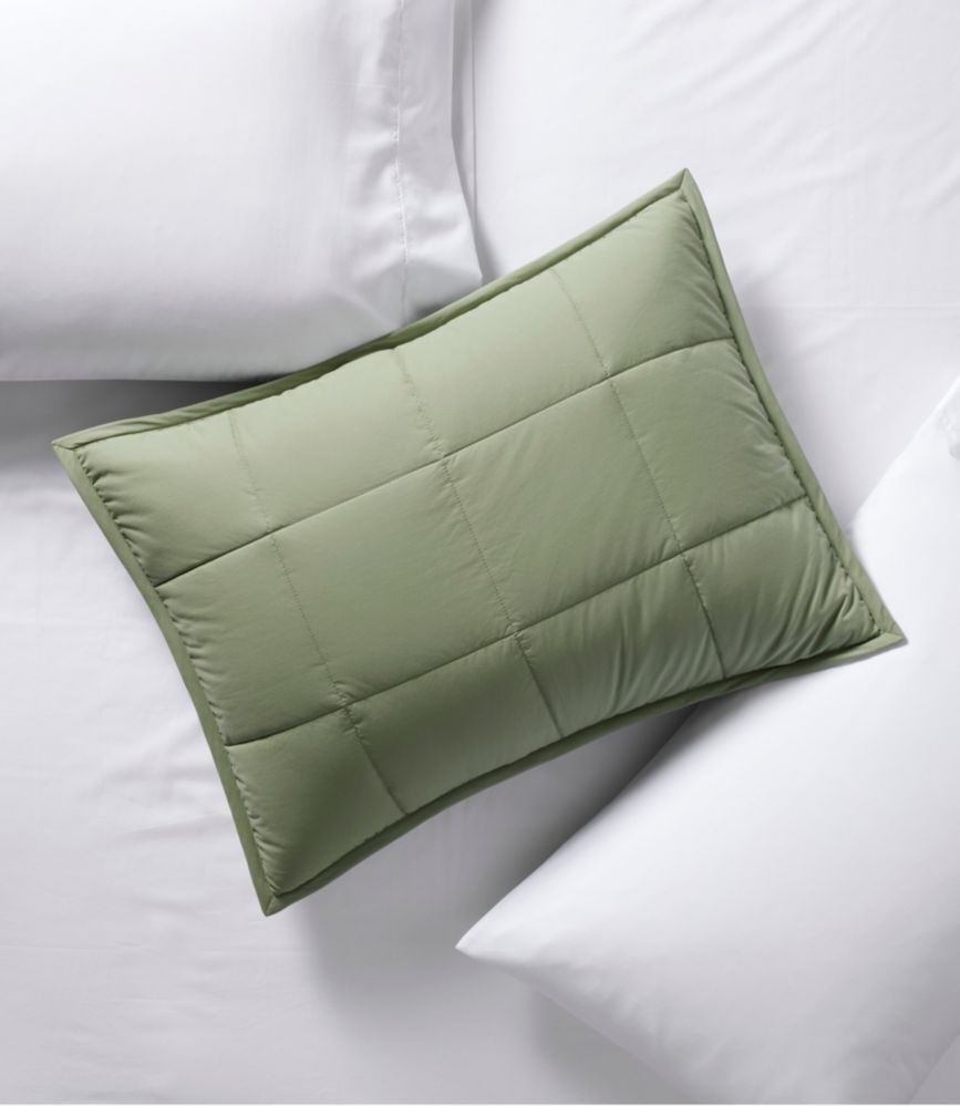 Ultrasoft Cotton Comforter Sham Mineral Green L.L.Bean