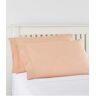 280-Thread-Count Pima Cotton Percale Pillowcases, Set of Two Pink Clay King, Cotton/Cotton Yarns L.L.Bean