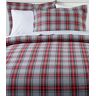 Heritage Chamois Flannel Comforter Cover Collection, Plaid Medium Gray Plaid L.L.Bean