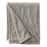 Wicked Plush Throw Charcoal Gray Heather Large, Fleece L.L.Bean