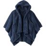 Cozy Sherpa Wearable Throw Navy, Fleece L.L.Bean