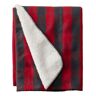 Flannel Sherpa Throw Rustic Red Buffalo Check L.L.Bean