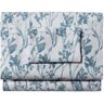 Garment Washed Sateen Sheet Collection, Print Seaside Blue Botanical, Cotton L.L.Bean