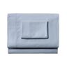 Garment Washed Sateen Sheet Collection Seaside Blue Twin, Cotton L.L.Bean