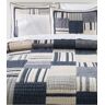 Striped Patchwork Quilt Collection Indigo King, Cotton L.L.Bean