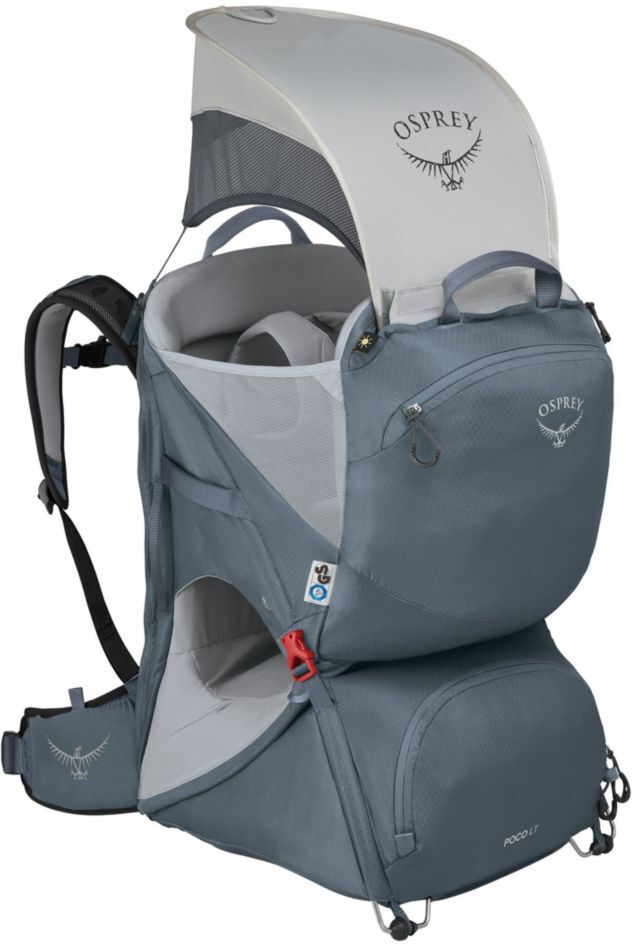 Osprey Poco LT Child Carrier Backpack Tungsten Grey, Nylon/Stainless Steel