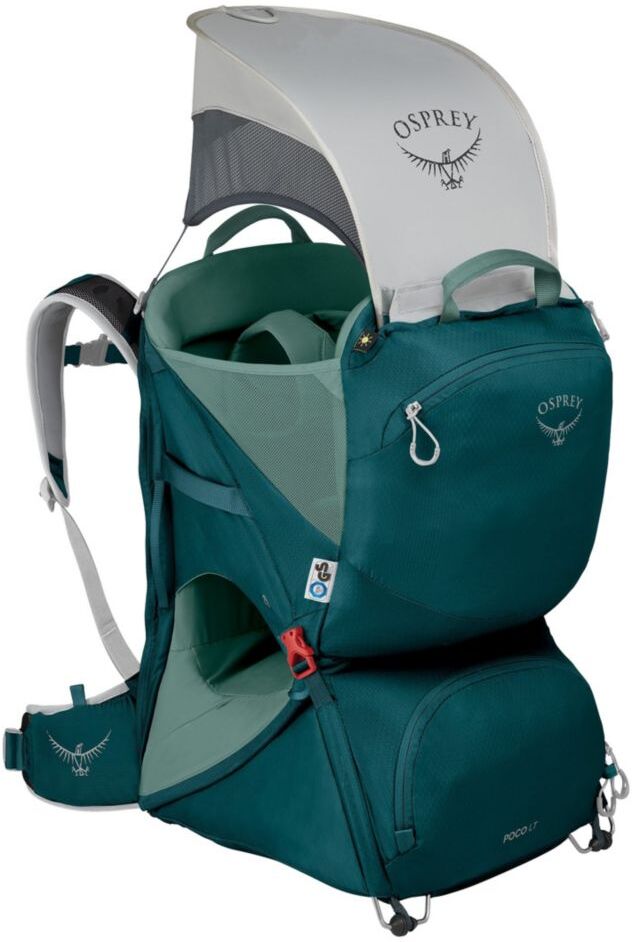 Osprey Poco LT Child Carrier Backpack Deep Teal, Nylon/Stainless Steel