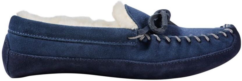 Kids' Wicked Good Slippers Mariner Blue 13, Suede Leather/Sheepskin L.L.Bean