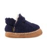 Toddlers' Cozy Slipper Booties Bright Navy 5-6, Suede Leather L.L.Bean