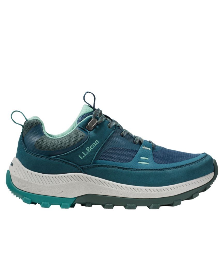 Women's Access Trail Hiking Shoes, Waterproof Deepwater Blue 6.5(B), Leather/Rubber L.L.Bean
