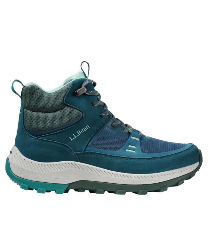 Women's Access Hiking Boots, Waterproof Deepwater Blue 8.5(B), Leather/Rubber L.L.Bean