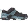 Women's Salomon X Ultra 4 GORE-TEX Trail Hiking Shoes Black/Stormy Weather/Opal Blue 9.5(B), Rubber