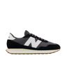 Adults' New Balance 237 Running Shoes Black/Magnet 5(D), Suede Leather/Rubber/Nylon