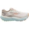 Women's Brooks Glycerin 21 Running Shoes Coconut/Aqua/Autumn Sunset 8.5(B), Rubber/Plastic