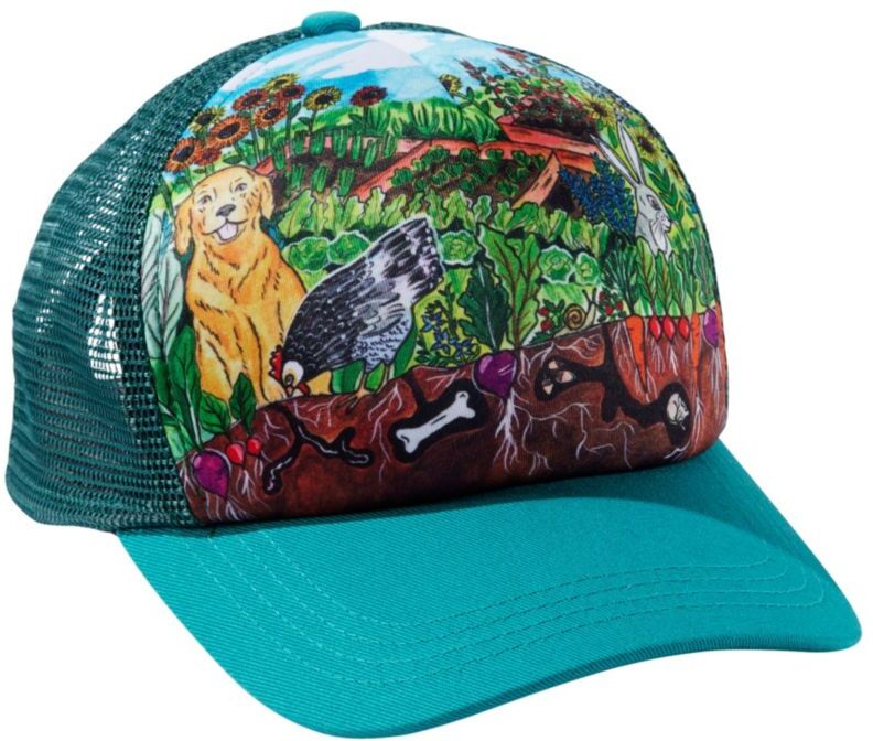 Sunday Afternoons Kids' Artist Series Trucker Hat Garden Party M/L, Synthetic/Nylon