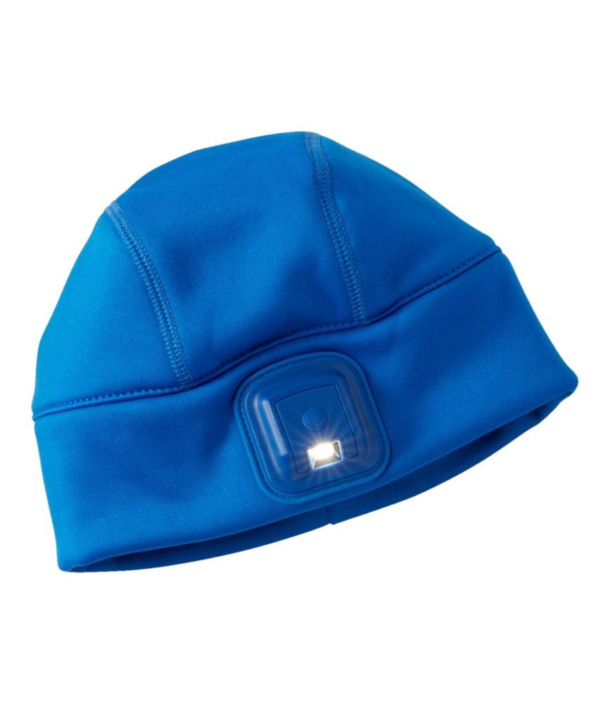 Kids' L.L.Bean Rechargable LED Pathfinder Beanie Capri Blue OSFA, Synthetic