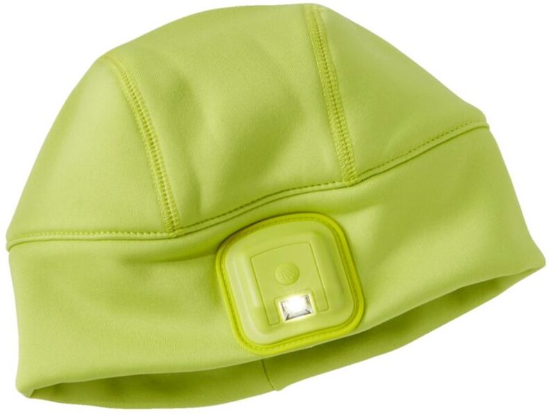 Kids' L.L.Bean Rechargable LED Pathfinder Beanie Fresh Lime OSFA, Synthetic